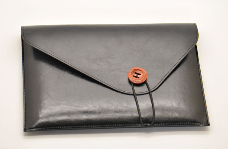 Briefcase Leather Slim - حقيبة كمبيوتر محمول رفيعة للغاية ،