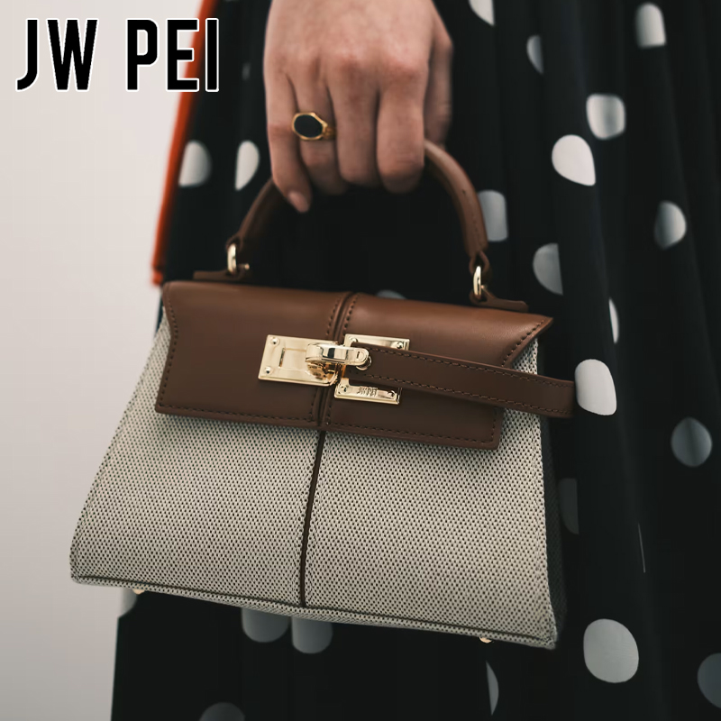 Top Handle Patent Bag - حقيبة يد نسائية من الجلد من