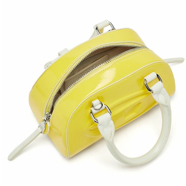 حقيبة بوسطن صغيرة نسائية عصرية - مراجعة Top Handle Patent Bag وسعره