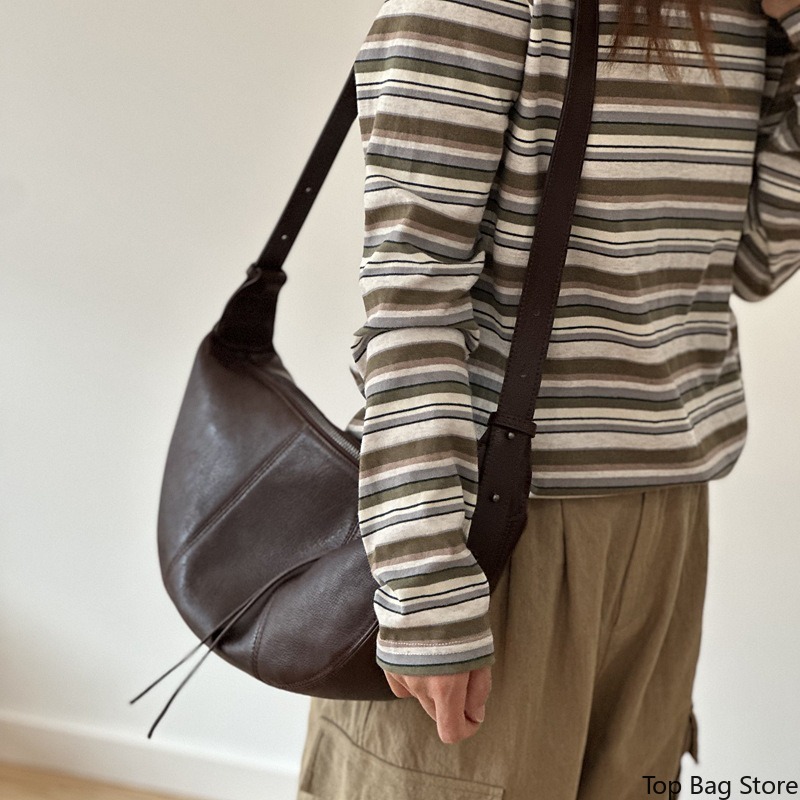 حقيبة هوبو نسائية من الجلد الط - مراجعة Quiet Luxury Bags Crossbody وسعره