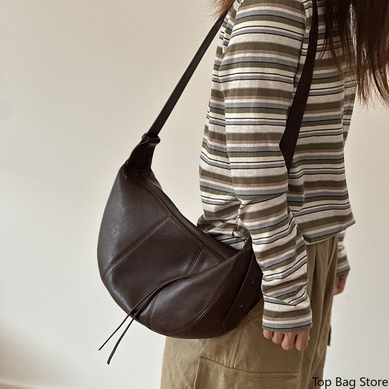 حقيبة هوبو نسائية من الجلد الط - مراجعة Quiet Luxury Bags Crossbody وسعره