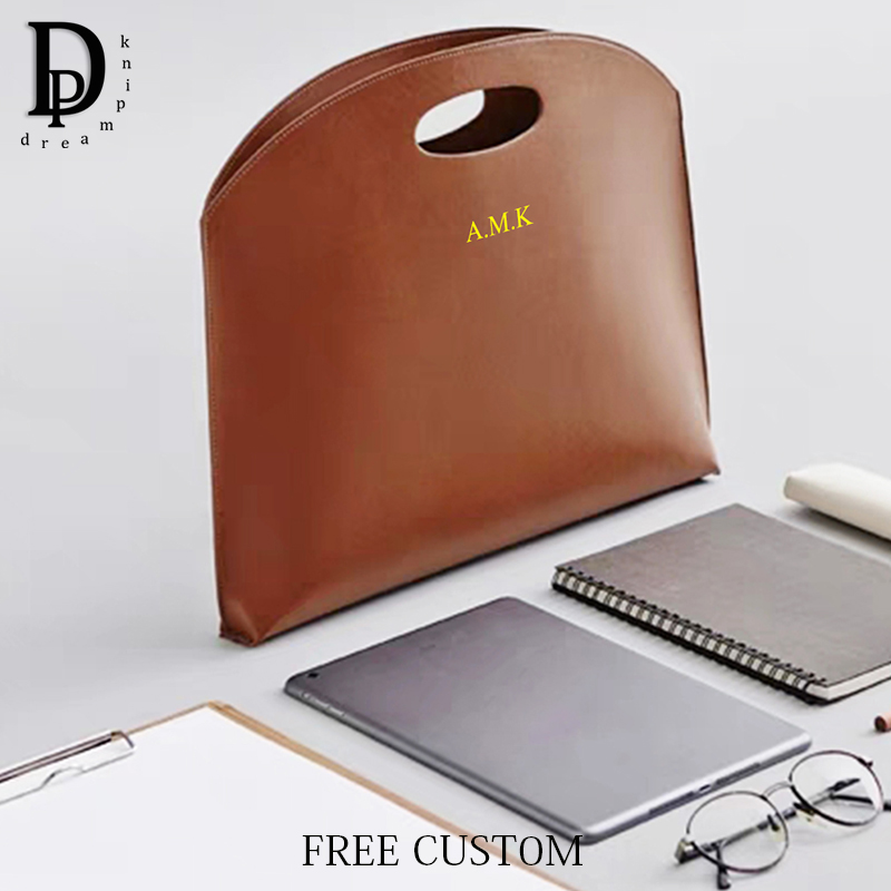 تصميم فاخر مخصص الأحرف الأولى  - مراجعة Briefcase Leather Slim وسعره