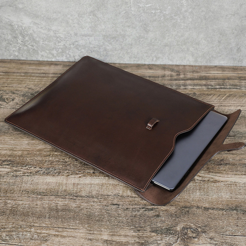 حافظة لابتوب من الجلد الطبيعي  - مراجعة Briefcase Leather Slim وسعره